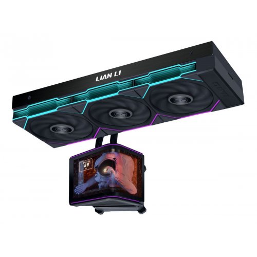 Готова СВО Lian Li Hydroshift II OLED Curved 360 TL (G89.GHS2OLDC36TB.00) Black купити в Україні: Київ, Львів, Хмельницький, Тернопіль, Івано-Франківськ | Перевірка сумісності, низька ціна, відгуки, характеристики від TELEMART фото