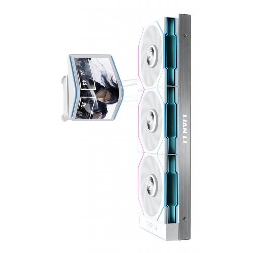 Готова СВО Lian Li Hydroshift II OLED Curved 360 TL (G89.GHS2OLDC36TW.00) White купити в Україні: Київ, Львів, Хмельницький, Тернопіль, Івано-Франківськ | Перевірка сумісності, низька ціна, відгуки, характеристики від TELEMART фото