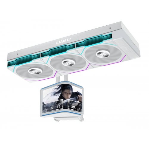Готова СВО Lian Li Hydroshift II OLED Curved 360 TL (G89.GHS2OLDC36TW.00) White купити в Україні: Київ, Львів, Хмельницький, Тернопіль, Івано-Франківськ | Перевірка сумісності, низька ціна, відгуки, характеристики від TELEMART фото
