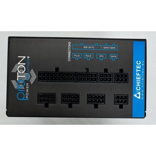 Блок питания CHIEFTEC Proton 650W (BDF-650C) (Восстановлено продавцом, 888402) купить в Украине: Киев, Днепр, Харьков, Одесса  | Проверка совместимости, низкая цена, отзывы, характеристики от TELEMART фото