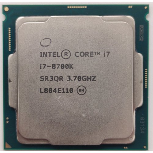 Процессор Intel Core i7-8700K 3.7(4.7)GHz 12MB s1151 Tray (CM8068403358220) (Восстановлено продавцом, 888440) купить в Украине: Киев, Днепр, Харьков, Одесса  | Проверка совместимости, низкая цена, отзывы, характеристики от TELEMART фото