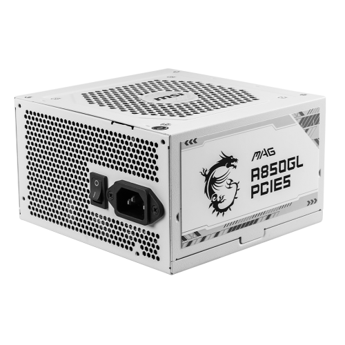 Уценка блок питания MSI MAG 850W PCIE5 (A850GL WHITE) White (Следы использования, 888460) купить в Украине: Киев, Днепр, Харьков, Одесса  | Проверка совместимости, низкая цена, отзывы, характеристики от TELEMART фото