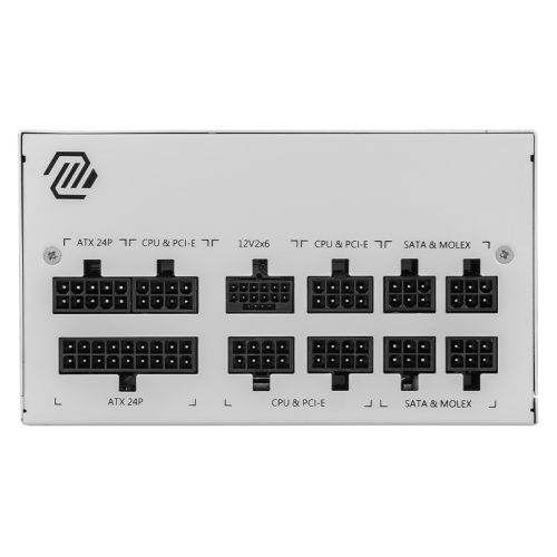 Уценка блок питания MSI MAG 850W PCIE5 (A850GL WHITE) White (Следы использования, 888460) купить в Украине: Киев, Днепр, Харьков, Одесса  | Проверка совместимости, низкая цена, отзывы, характеристики от TELEMART фото