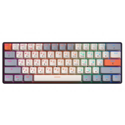 Клавиатура GamePro MK130 V2 Infinity QLAB Sakura (MK130-V2-B-QS) Black купить в Украине: Киев, Днепр, Харьков, Одесса  | Низкая цена, отзывы, характеристики от TELEMART фото