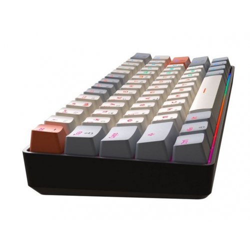 Клавиатура GamePro MK130 V2 Infinity QLAB Sakura (MK130-V2-B-QS) Black купить в Украине: Киев, Днепр, Харьков, Одесса  | Низкая цена, отзывы, характеристики от TELEMART фото