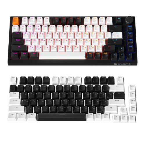 Клавиатура GamePro MK160 V2 Warden QLAB Sakura (MK160-V2-BL-QS) White купить в Украине: Киев, Днепр, Харьков, Одесса  | Низкая цена, отзывы, характеристики от TELEMART фото