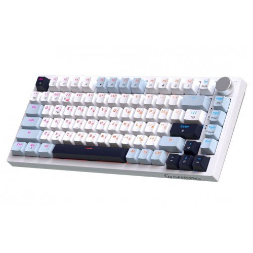 Клавиатура GamePro MK160 V2 Warden QLAB Sakura (MK160-V2-B-QS) Black купить в Украине: Киев, Днепр, Харьков, Одесса  | Низкая цена, отзывы, характеристики от TELEMART фото