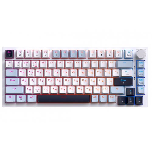 Клавиатура GamePro MK160 V2 Warden QLAB Sakura (MK160-V2-B-QS) Black купить в Украине: Киев, Днепр, Харьков, Одесса  | Низкая цена, отзывы, характеристики от TELEMART фото