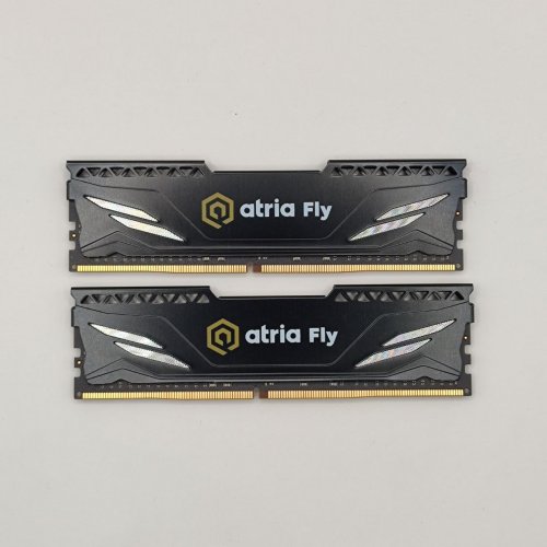 Озп ATRIA DDR4 32GB (2x16GB) 3200Mhz Fly Black (UAT43200CL18BK2/32) (Відновлено продавцем, 888491) купити в Україні: Київ, Львів, Хмельницький, Тернопіль, Івано-Франківськ | Перевірка сумісності, низька ціна, відгуки, характеристики від TELEMART фото