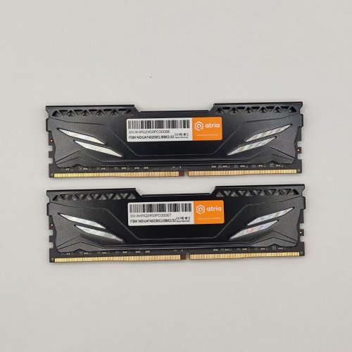 Озп ATRIA DDR4 32GB (2x16GB) 3200Mhz Fly Black (UAT43200CL18BK2/32) (Відновлено продавцем, 888491) купити в Україні: Київ, Львів, Хмельницький, Тернопіль, Івано-Франківськ | Перевірка сумісності, низька ціна, відгуки, характеристики від TELEMART фото