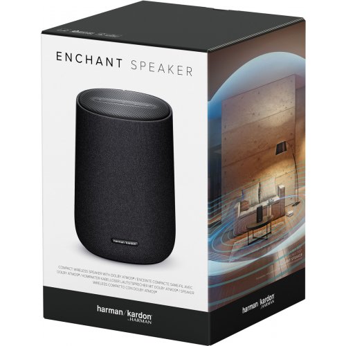 Портативна акустика Harman/Kardon Enchant Speaker (HKENCHSPKBLKEP) Black купити в Україні: Київ, Львів, Хмельницький, Тернопіль, Івано-Франківськ | Низька ціна, відгуки, характеристики від TELEMART фото