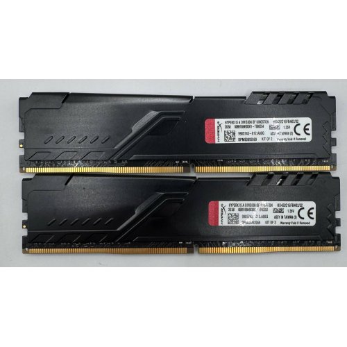 Озп HyperX DDR4 32GB (2x16GB) 3200Mhz Fury Black (HX432C16FB4K2/32) (Відновлено продавцем, 888576) купити в Україні: Київ, Львів, Хмельницький, Тернопіль, Івано-Франківськ | Перевірка сумісності, низька ціна, відгуки, характеристики від TELEMART фото