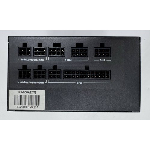 Блок живлення RAIDMAX Cobra Modular 800W (RX-800AE-M) (Відновлено продавцем, 888584) купити в Україні: Київ, Львів, Хмельницький, Тернопіль, Івано-Франківськ | Перевірка сумісності, низька ціна, відгуки, характеристики від TELEMART фото