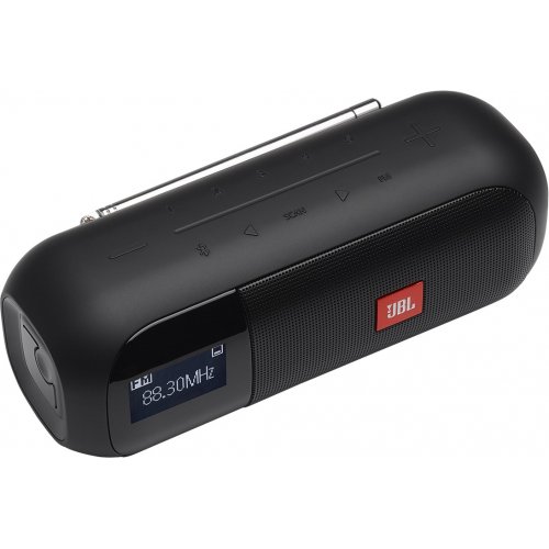 Портативна акустика JBL Tuner 2 (JBLTUNER2FMBLK) Black купити в Україні: Київ, Львів, Хмельницький, Тернопіль, Івано-Франківськ | Низька ціна, відгуки, характеристики від TELEMART фото
