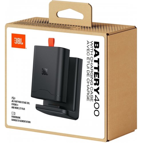 Акумулятор JBL Battery 400 with Charging Case (JBLBATT400CHRGCASE) Black купити в Україні: Київ, Львів, Хмельницький, Тернопіль, Івано-Франківськ | Низька ціна, відгуки, характеристики від TELEMART фото