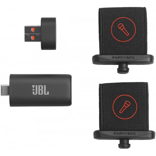 Бездротові караоке-мікрофони JBL EasySing Mics (JBLEASYSINGMICS) Black купити в Україні: Київ, Львів, Хмельницький, Тернопіль, Івано-Франківськ | Низька ціна, відгуки, характеристики від TELEMART фото