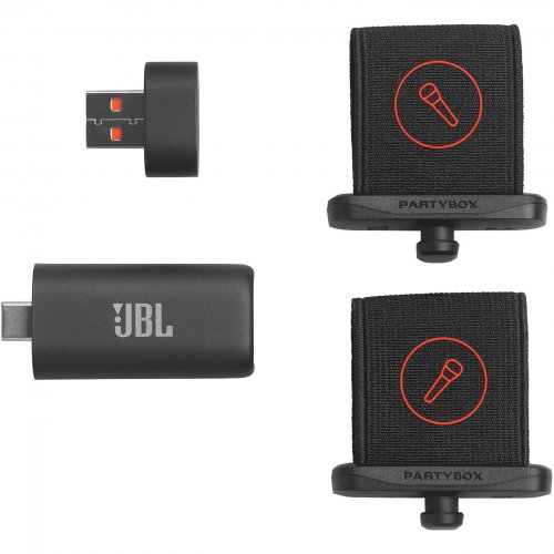 Бездротові караоке-мікрофони JBL EasySing Mics (JBLEASYSINGMICS) Black купити в Україні | Telemart фото