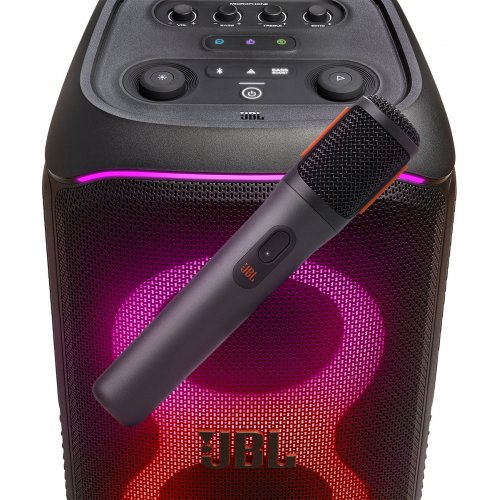 Бездротові караоке-мікрофони JBL PartyBox Wireless Mic (JBLPBWIRELESSMIC) Black купити в Україні: Київ, Львів, Хмельницький, Тернопіль, Івано-Франківськ | Низька ціна, відгуки, характеристики від TELEMART фото