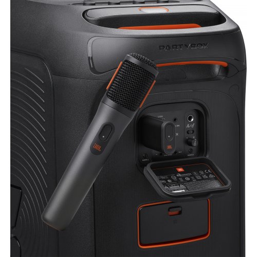 Бездротові караоке-мікрофони JBL PartyBox Wireless Mic (JBLPBWIRELESSMIC) Black купити в Україні: Київ, Львів, Хмельницький, Тернопіль, Івано-Франківськ | Низька ціна, відгуки, характеристики від TELEMART фото
