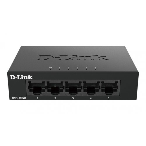 Мережевий комутатор D-Link DGS-105GL купити в Україні: Київ, Львів, Хмельницький, Тернопіль, Івано-Франківськ | Низька ціна, відгуки, характеристики від TELEMART фото