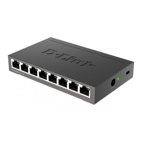 Мережевий комутатор D-Link DGS-108 купити в Україні: Київ, Львів, Хмельницький, Тернопіль, Івано-Франківськ | Низька ціна, відгуки, характеристики від TELEMART фото