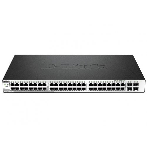 Мережевий комутатор D-Link DGS-1210-52/ME купити в Україні: Київ, Львів, Хмельницький, Тернопіль, Івано-Франківськ | Низька ціна, відгуки, характеристики від TELEMART фото