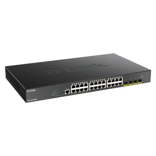 Мережевий комутатор D-Link DGS-1250-28XMP купити в Україні: Київ, Львів, Хмельницький, Тернопіль, Івано-Франківськ | Низька ціна, відгуки, характеристики від TELEMART фото