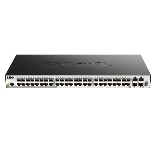 Мережевий комутатор D-Link DGS-1510-52X купити в Україні: Київ, Львів, Хмельницький, Тернопіль, Івано-Франківськ | Низька ціна, відгуки, характеристики від TELEMART фото