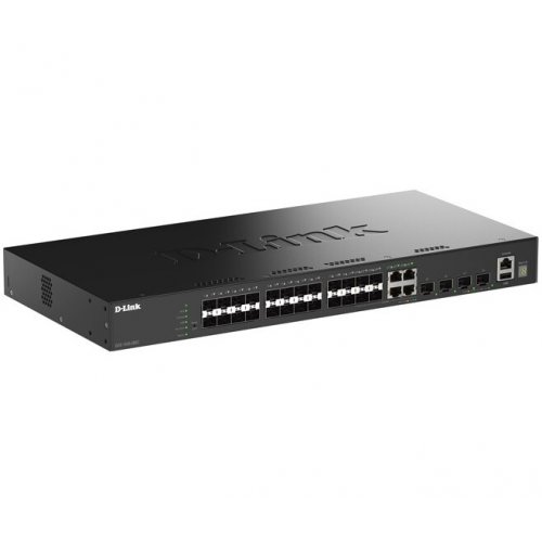 Мережевий комутатор D-Link DGS-1530-28SC купити в Україні: Київ, Львів, Хмельницький, Тернопіль, Івано-Франківськ | Низька ціна, відгуки, характеристики від TELEMART фото