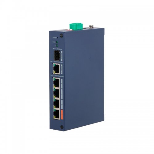 Мережевий комутатор Dahua DH-CHS4106-4ET-60 PoE купити в Україні: Київ, Львів, Хмельницький, Тернопіль, Івано-Франківськ | Низька ціна, відгуки, характеристики від TELEMART фото