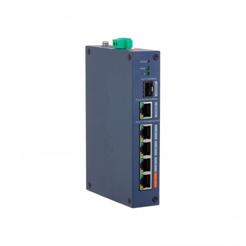 Мережевий комутатор Dahua DH-CHS4106-4ET-60 PoE купити в Україні: Київ, Львів, Хмельницький, Тернопіль, Івано-Франківськ | Низька ціна, відгуки, характеристики від TELEMART фото