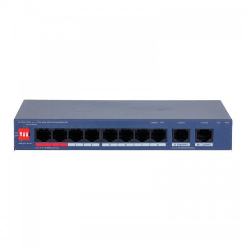 Мережевий комутатор Dahua DH-CS4010-8ET2GT-110 купити в Україні: Київ, Львів, Хмельницький, Тернопіль, Івано-Франківськ | Низька ціна, відгуки, характеристики від TELEMART фото