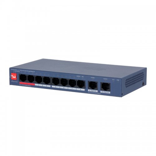 Мережевий комутатор Dahua DH-CS4010-8ET2GT-110 купити в Україні: Київ, Львів, Хмельницький, Тернопіль, Івано-Франківськ | Низька ціна, відгуки, характеристики від TELEMART фото