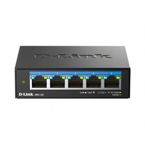 Сетевой коммутатор D-Link DMS-105 купить в Украине: Киев, Днепр, Харьков, Одесса  | Низкая цена, отзывы, характеристики от TELEMART фото