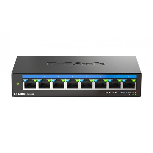 Сетевой коммутатор D-Link DMS-108 купить в Украине: Киев, Днепр, Харьков, Одесса  | Низкая цена, отзывы, характеристики от TELEMART фото