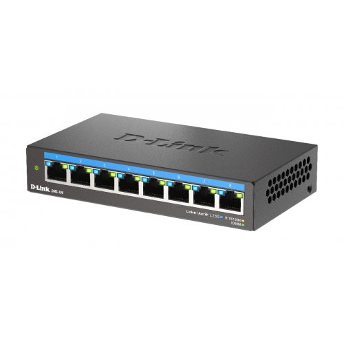 Сетевой коммутатор D-Link DMS-108 купить в Украине: Киев, Днепр, Харьков, Одесса  | Низкая цена, отзывы, характеристики от TELEMART фото