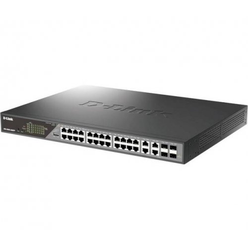 Сетевой коммутатор D-Link DSS-200G-28MPP купить в Украине: Киев, Днепр, Харьков, Одесса  | Низкая цена, отзывы, характеристики от TELEMART фото