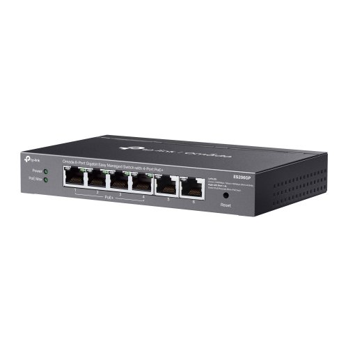 Мережевий комутатор TP-LINK Omada ES206GP купити в Україні: Київ, Львів, Хмельницький, Тернопіль, Івано-Франківськ | Низька ціна, відгуки, характеристики від TELEMART фото