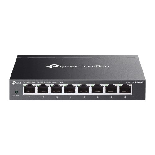 Мережевий комутатор TP-LINK Omada ES208G купити в Україні: Київ, Львів, Хмельницький, Тернопіль, Івано-Франківськ | Низька ціна, відгуки, характеристики від TELEMART фото