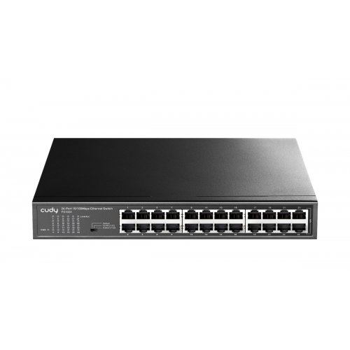 Мережевий комутатор Cudy FS1024 Black купити в Україні: Київ, Львів, Хмельницький, Тернопіль, Івано-Франківськ | Низька ціна, відгуки, характеристики від TELEMART фото