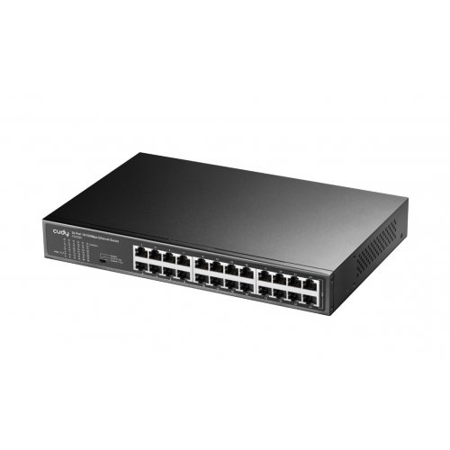 Мережевий комутатор Cudy FS1024 Black купити в Україні: Київ, Львів, Хмельницький, Тернопіль, Івано-Франківськ | Низька ціна, відгуки, характеристики від TELEMART фото