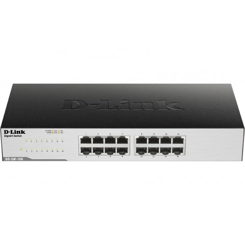 Сетевой коммутатор D-Link GO-SW-16G купить в Украине: Киев, Днепр, Харьков, Одесса  | Низкая цена, отзывы, характеристики от TELEMART фото