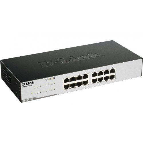 Сетевой коммутатор D-Link GO-SW-16G купить в Украине: Киев, Днепр, Харьков, Одесса  | Низкая цена, отзывы, характеристики от TELEMART фото