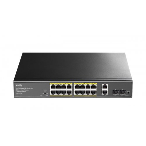 Сетевой коммутатор Cudy GS1018PS2 Black купить в Украине: Киев, Днепр, Харьков, Одесса  | Низкая цена, отзывы, характеристики от TELEMART фото