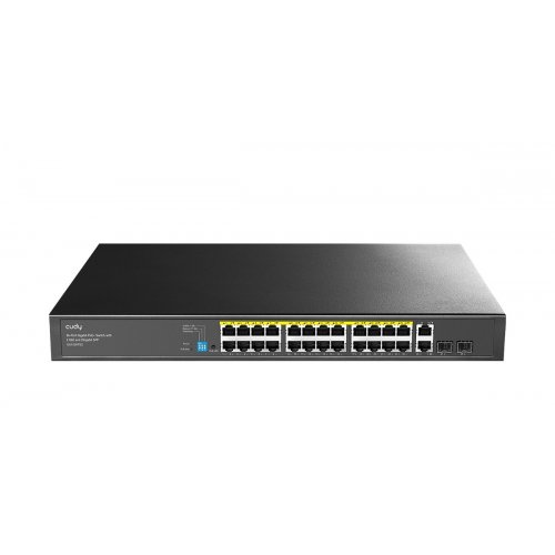 Сетевой коммутатор Cudy GS1026PS2 Black купить в Украине: Киев, Днепр, Харьков, Одесса  | Низкая цена, отзывы, характеристики от TELEMART фото