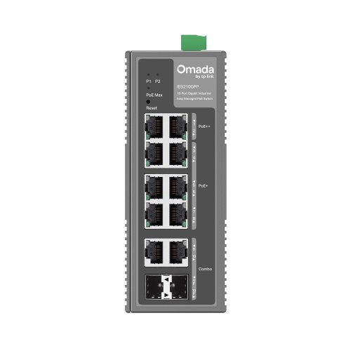Мережевий комутатор TP-LINK Omada IES210GPP купити в Україні: Київ, Львів, Хмельницький, Тернопіль, Івано-Франківськ | Низька ціна, відгуки, характеристики від TELEMART фото