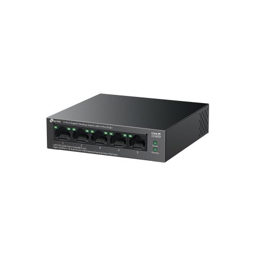 Мережевий комутатор TP-LINK LS105GP купити в Україні: Київ, Львів, Хмельницький, Тернопіль, Івано-Франківськ | Низька ціна, відгуки, характеристики від TELEMART фото