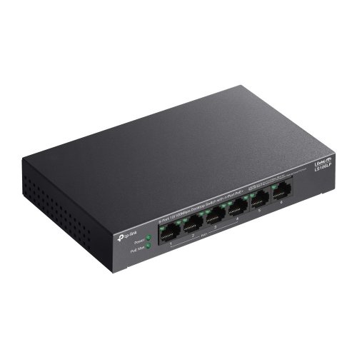 Мережевий комутатор TP-LINK LS106LP купити в Україні: Київ, Львів, Хмельницький, Тернопіль, Івано-Франківськ | Низька ціна, відгуки, характеристики від TELEMART фото