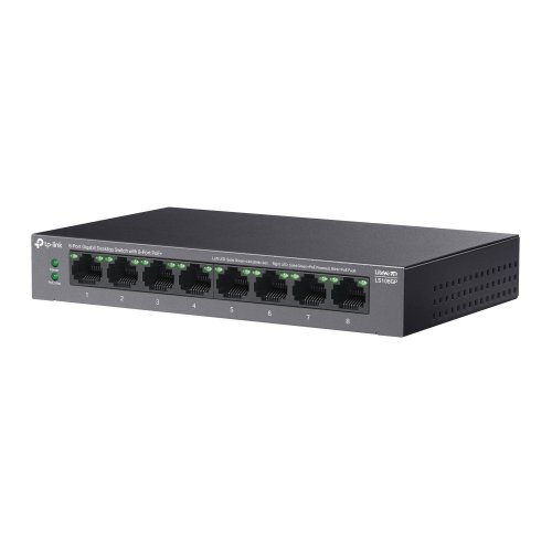 Мережевий комутатор TP-LINK LS108GP купити в Україні: Київ, Львів, Хмельницький, Тернопіль, Івано-Франківськ | Низька ціна, відгуки, характеристики від TELEMART фото