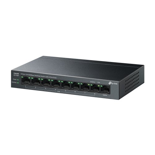 Мережевий комутатор TP-LINK LS109P купити в Україні: Київ, Львів, Хмельницький, Тернопіль, Івано-Франківськ | Низька ціна, відгуки, характеристики від TELEMART фото